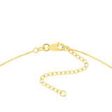 ENGRAVABLE 14KT. GOLD DIAMOND THIN BAR NECKLACE