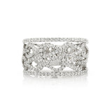 14K White Gold 1.27ct Round Diamond Ladies Wedding Band