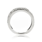 14K White Gold 1.27ct Round Diamond Ladies Wedding Band