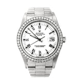 Pre-Owned Rolex 'Lady-DateJust' 36 Diamond & Stainless Steel