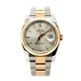 Pre-Owned Rolex 'Date Just' 36 Two Tone Stainless Steel & 18Kt Yellow Gold