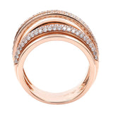 14k Rose Gold 1.10tcw Diamond Band