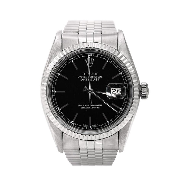 Pre-Owned Rolex 'Date Just' 36 Stainless Steel