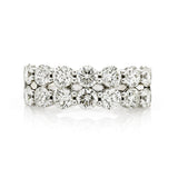 18K White Gold 2.57tcw Ladies Diamond Band