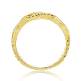 14K Yellow Gold 0.23tcw Ladies Diamond Band