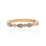 18K Yellow Gold 0.29tcw Ladies Diamond Band