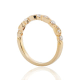 18K Yellow Gold 0.29tcw Ladies Diamond Band