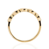 18K Yellow Gold 0.14tcw Ladies Diamond Band