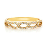 18k Yellow Gold 0.17tcw Ladies Diamond Band