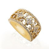 18K Yellow Gold 1.14tcw Diamond Ladies Band
