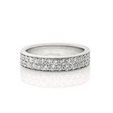 18K White Gold 0.68tcw Diamond Ladies Band
