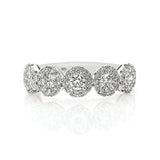 18K White Gold 0.83tcw Diamond Ladies Band