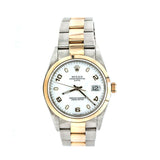 Pre-Owned Rolex 'Date Just' 36 Two Tone Stainless Steel & 18Kt Yellow Gold