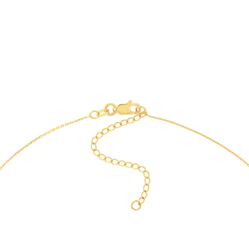 Engravable 14kt. Gold Mini Bar Necklace