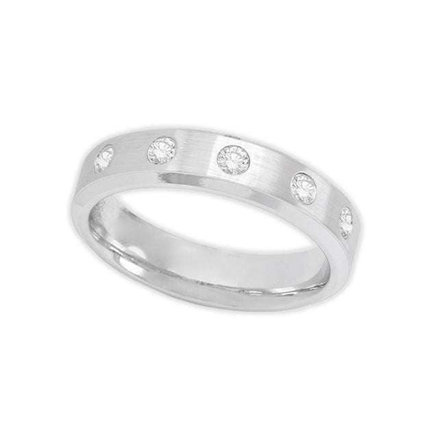 14K White Gold 0.33tcw Men's Diamond Ring