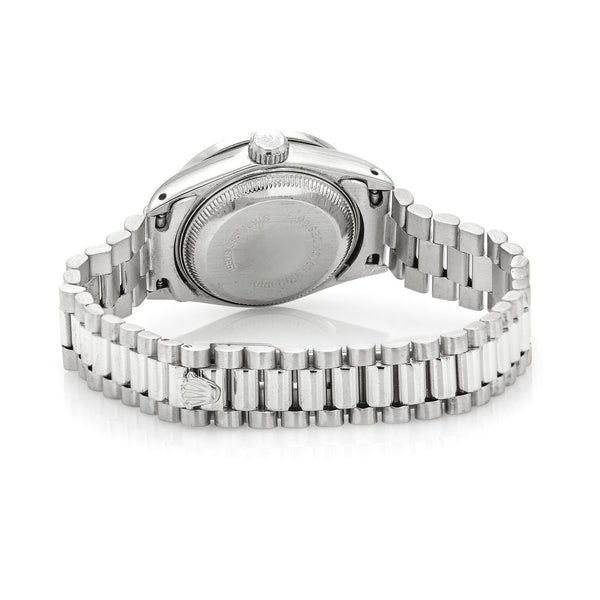 Pre-Owned Rolex 'Lady-DateJust' 28 Diamonds & Stainless Steel