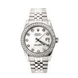 Pre-Owned Rolex 'Lady Datejust' 31 Stainless Steel & Diamond