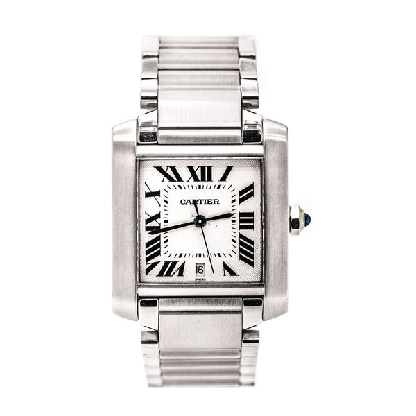 Pre-Owned Cartier Tank Stainless Steel Watch